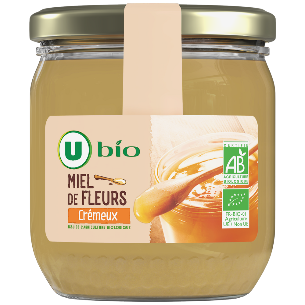 U BIO Miel crémeux  500g