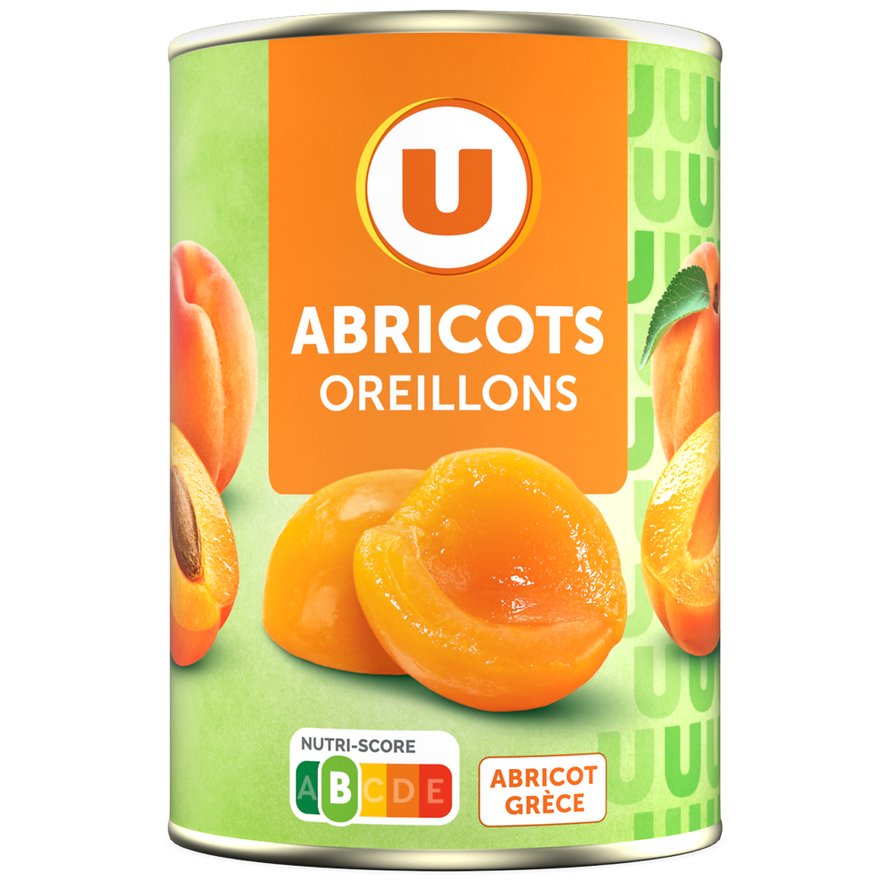 U Abricots au sirop léger  235g