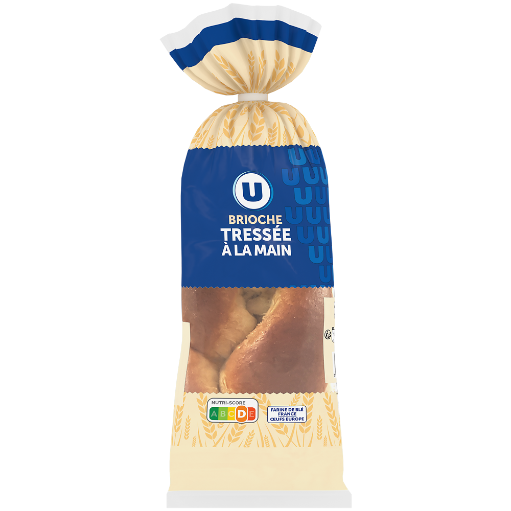 U Brioche tressée  600g