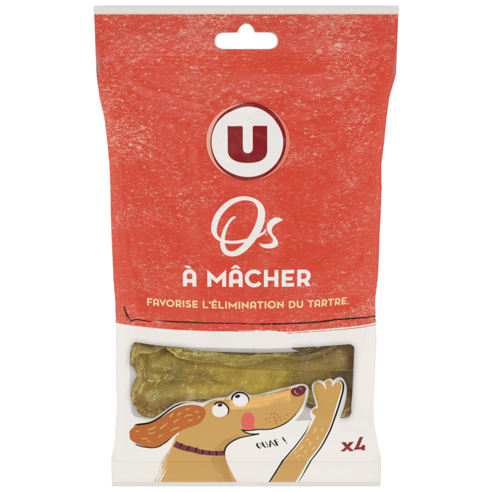 U Os à mâcher  x4 100g