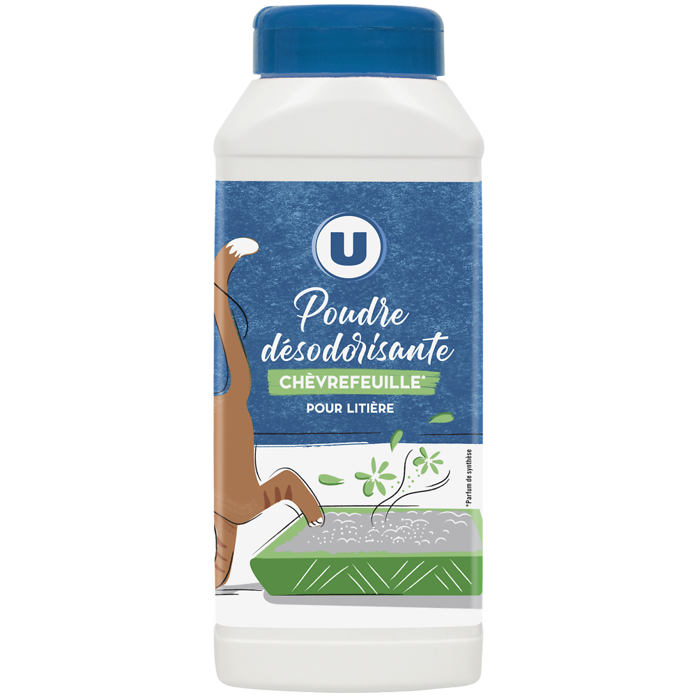 U Poudre désodorisante pour litière  750g