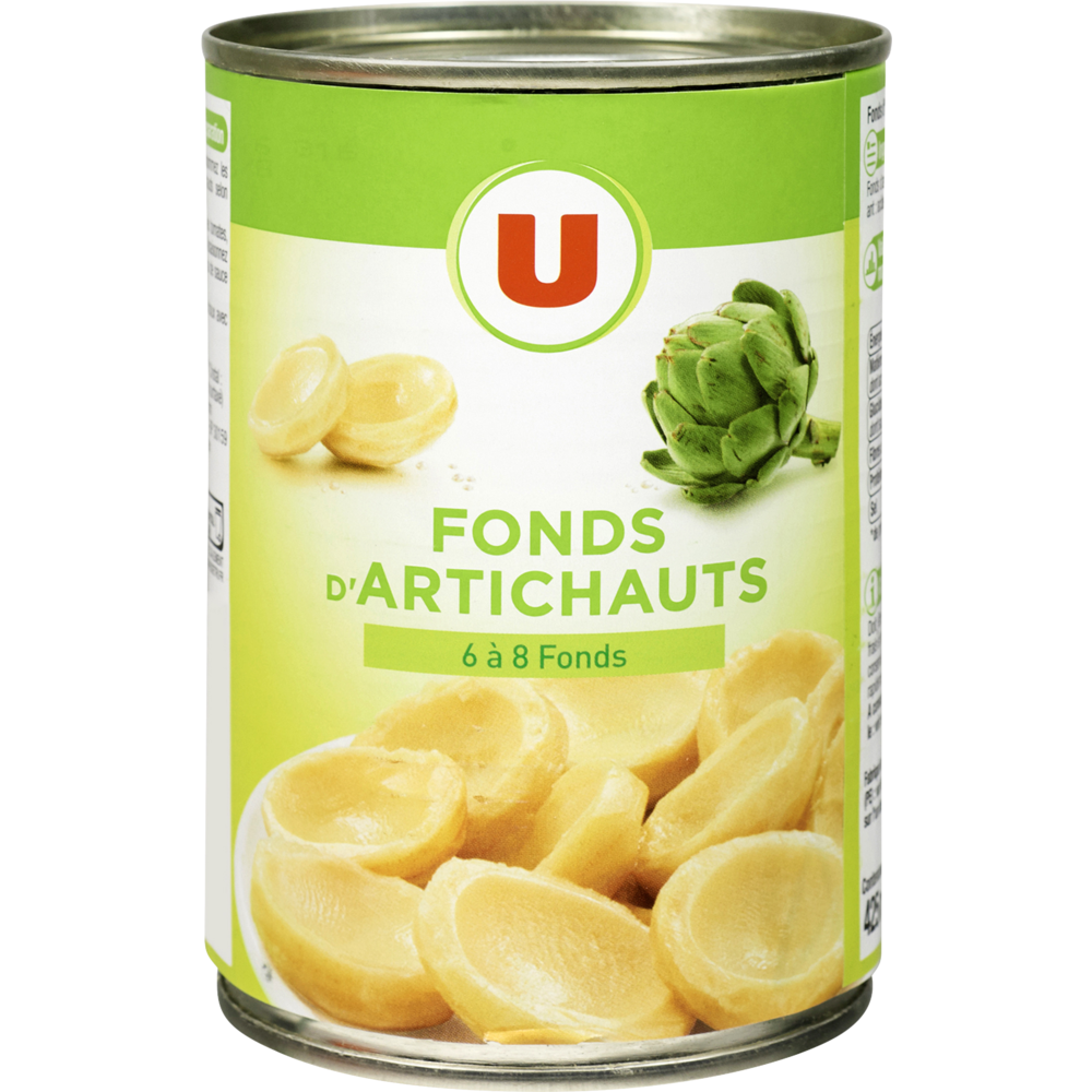 U Fonds d'artichauts - Boîte 210g