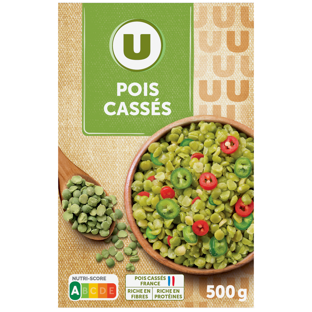 U Pois cassés  étui de 500g