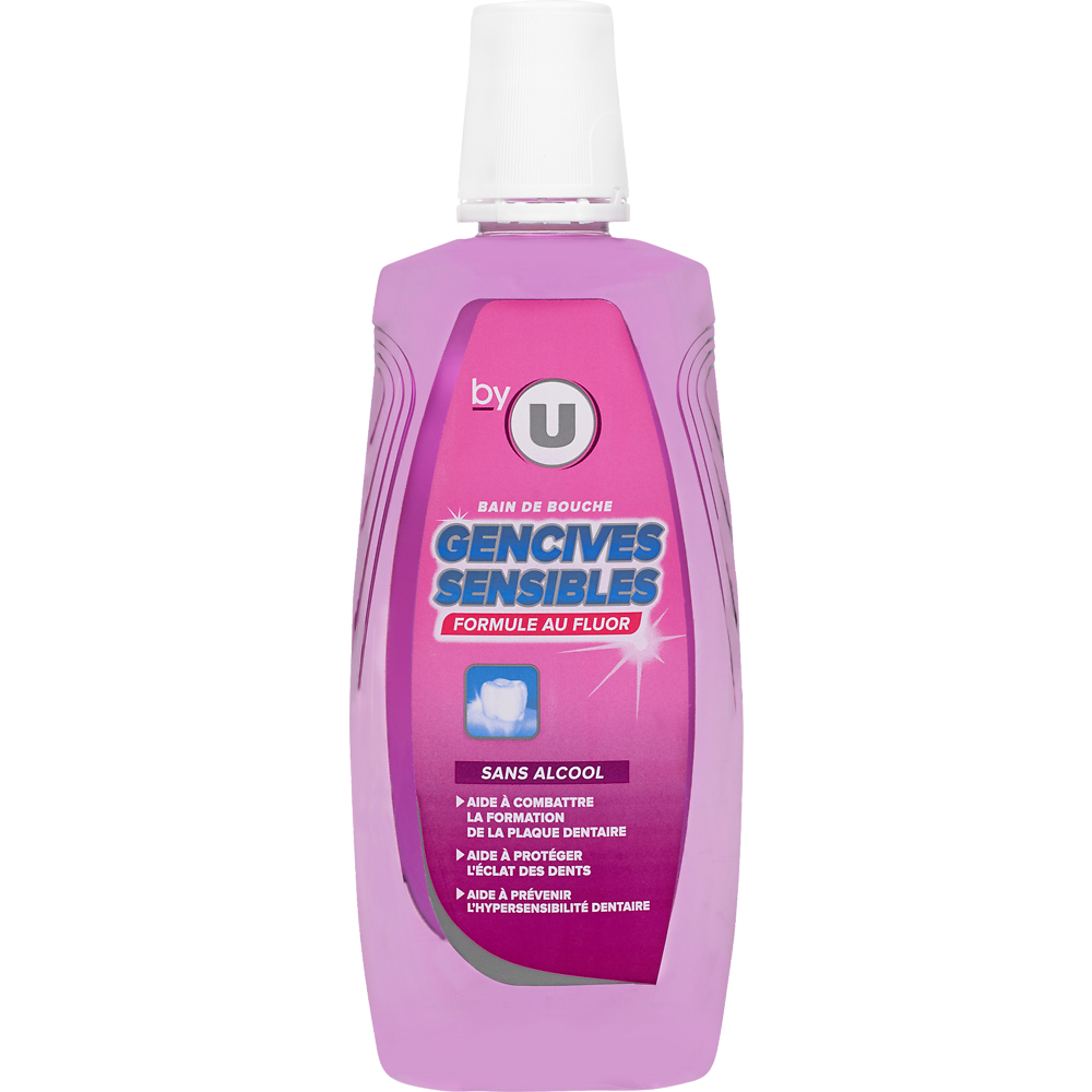 BY U Bain de bouche pour dents et gencives sensibles  500ml