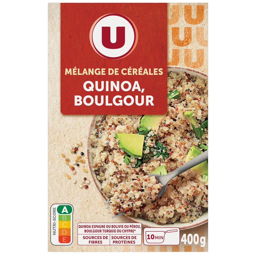 U Duo de céréales quinoa et boulgour  400g