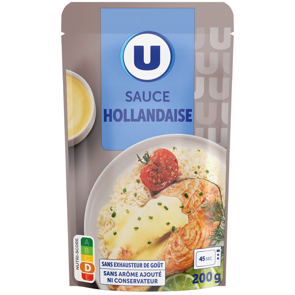 U Sauce liquide hollandaise  sachet de 200g