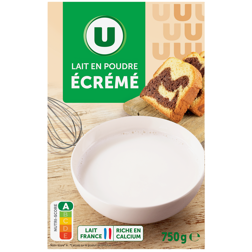 U Lait écrémé en poudre  750g