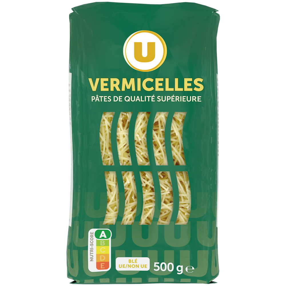 U Vermicelle qualité supérieure, sachet de 500g