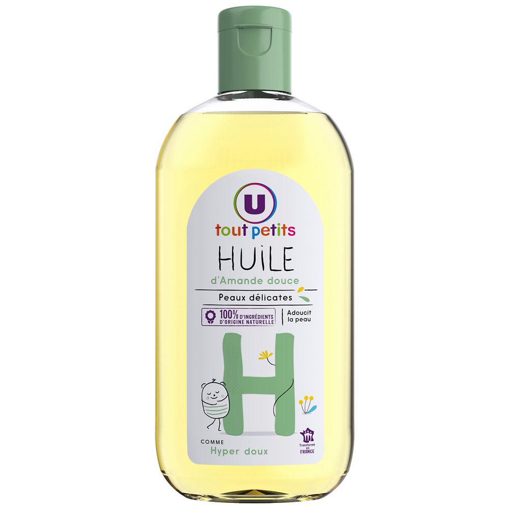 U TOUT PETITS Huile d'amande douce - 100ml