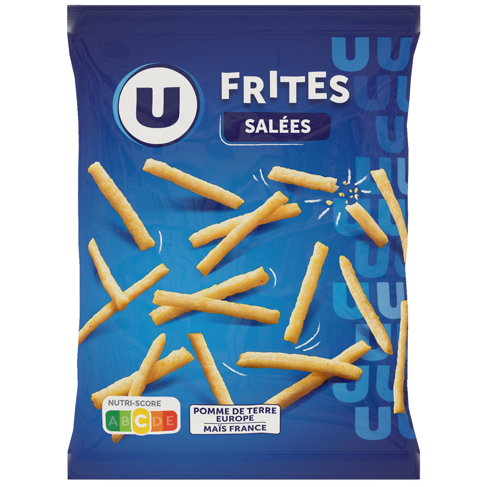 U Biscuits apéritifs frite  80g