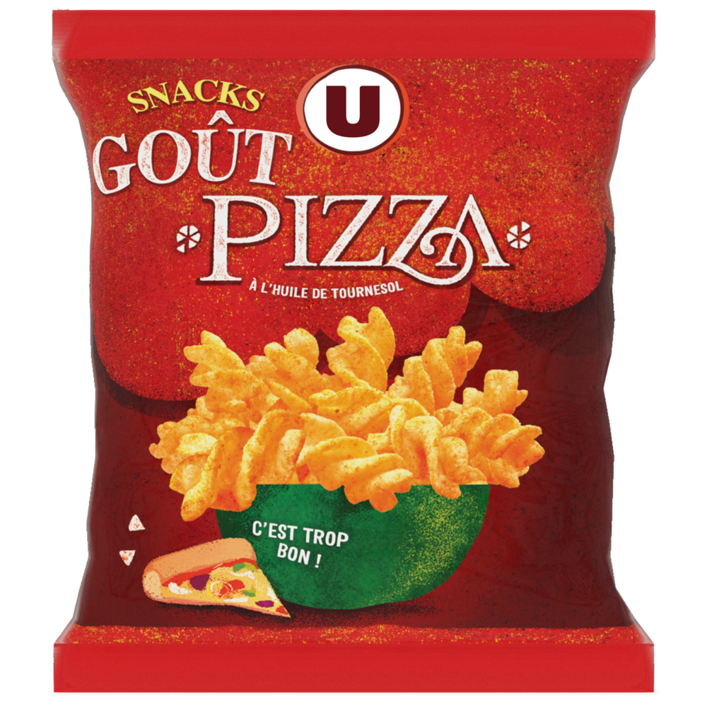 U Snacks goût pizza  sachet de 60g