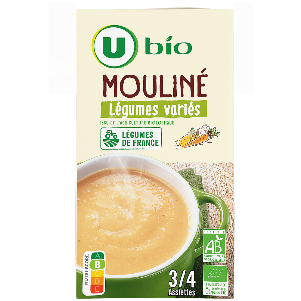 U BIO Soupe Velouté 7 légumes  , 100cl