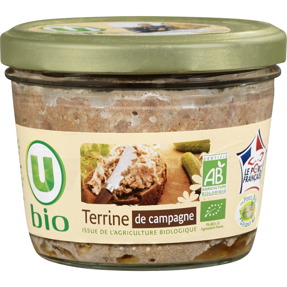 U BIO Terrine de campagne  , 180g