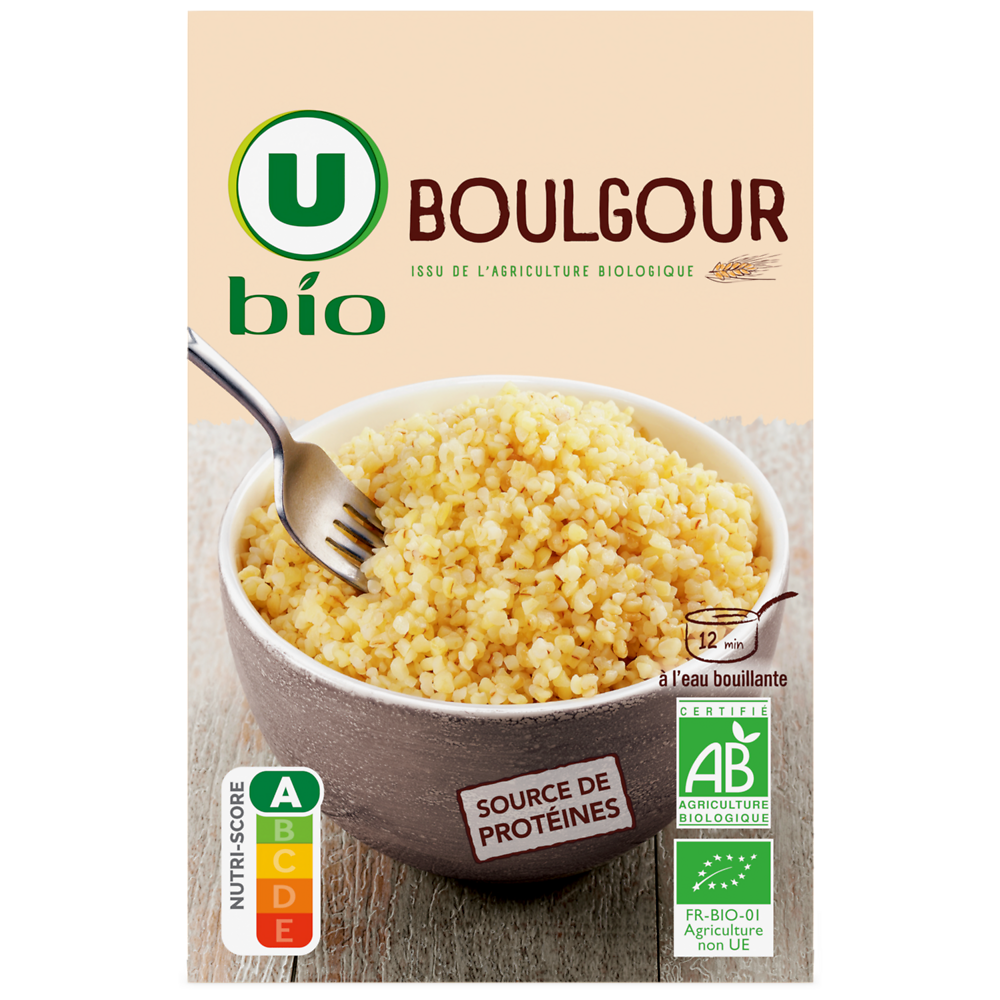 U BIO Boulgour , étui 500g