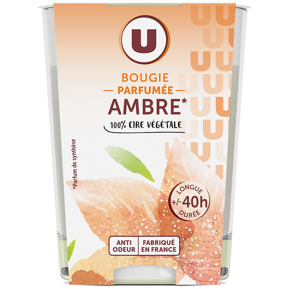 U Bougie parfumée ambre (150g)