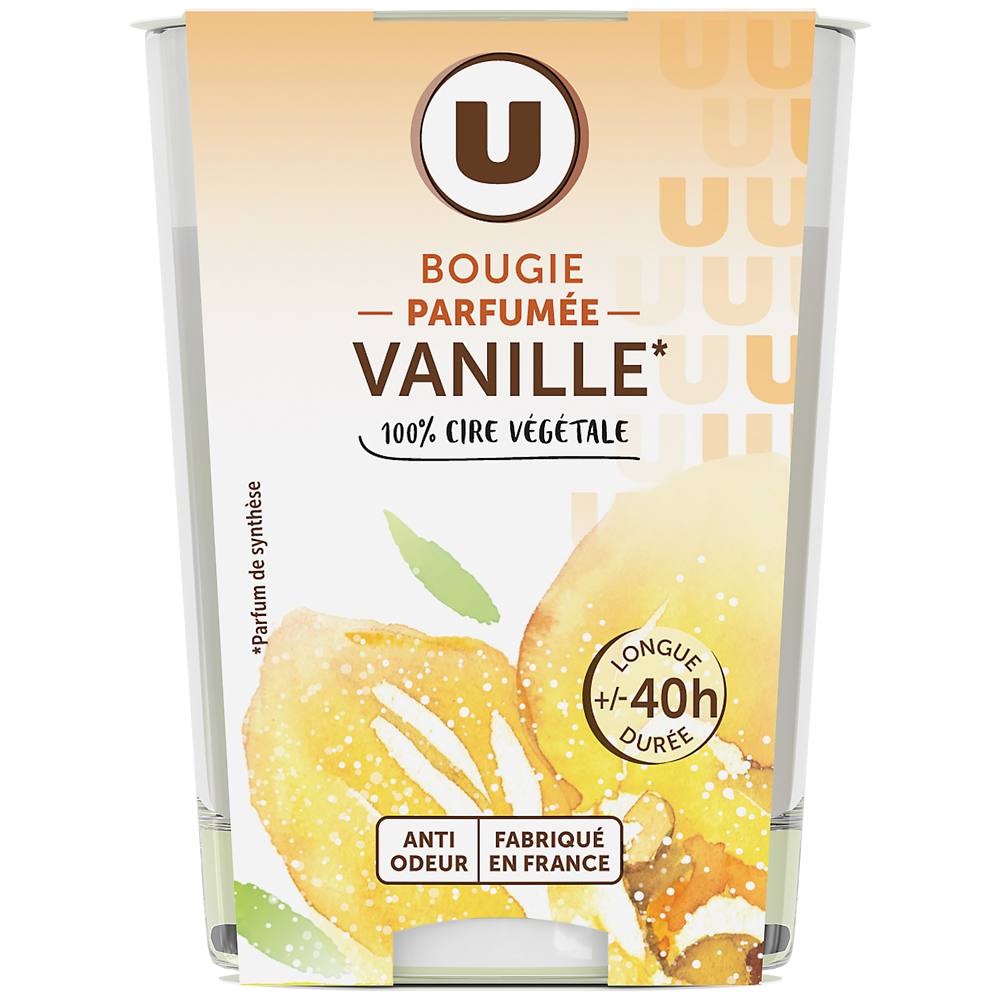 U Bougie parfumée vanille - 150g