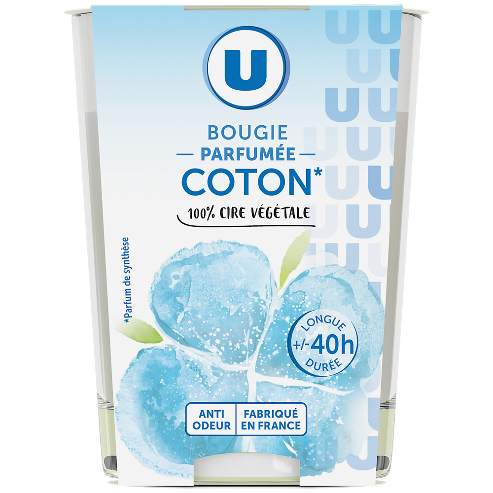 U Bougie parfumée coton 150g