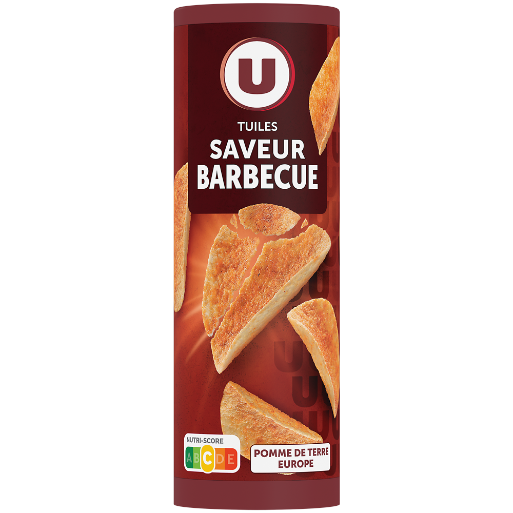 U Tuiles goût barbecue  170g