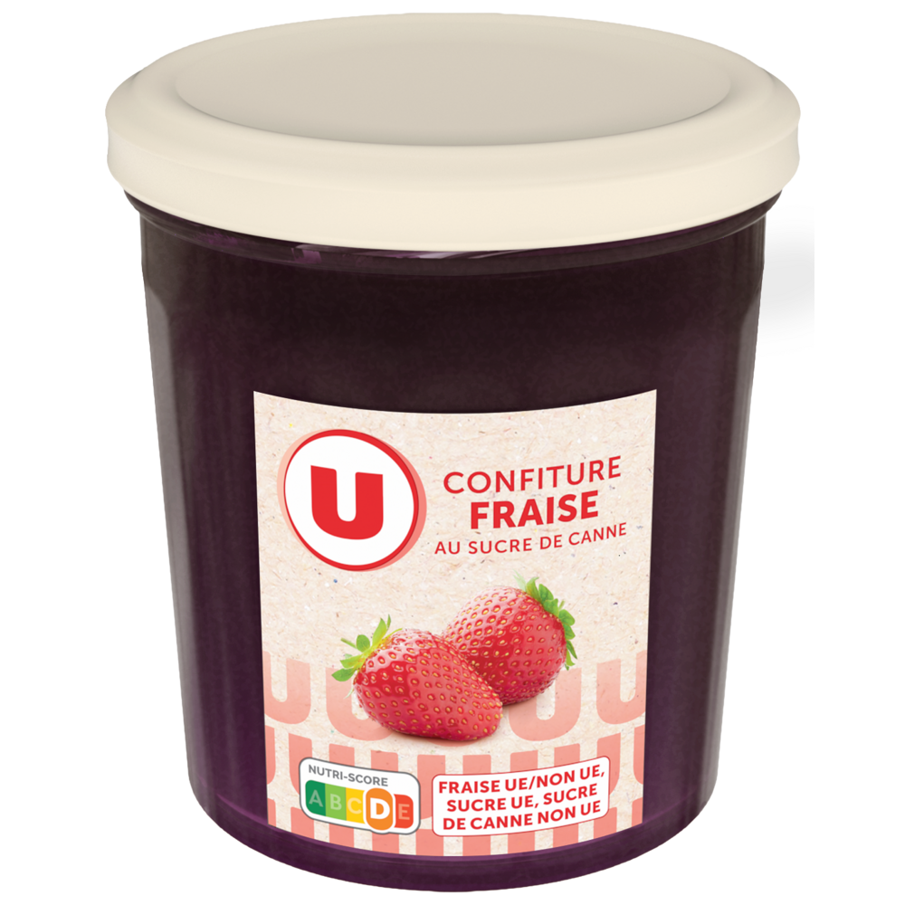 U Confiture de fraises  370g