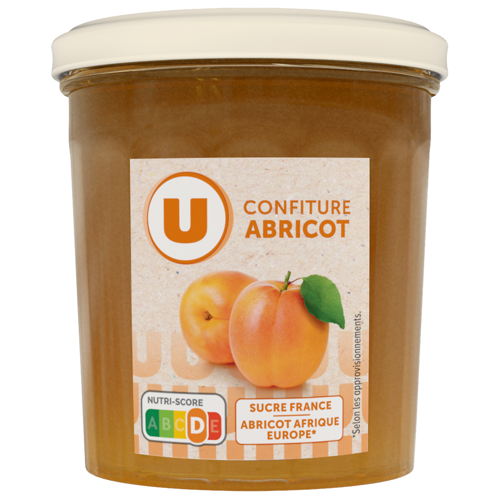 U Confiture d'abricots, 370g