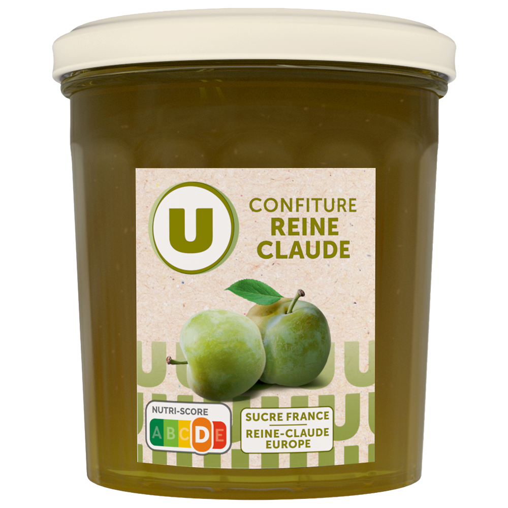 U Confiture de reine Claude  370g