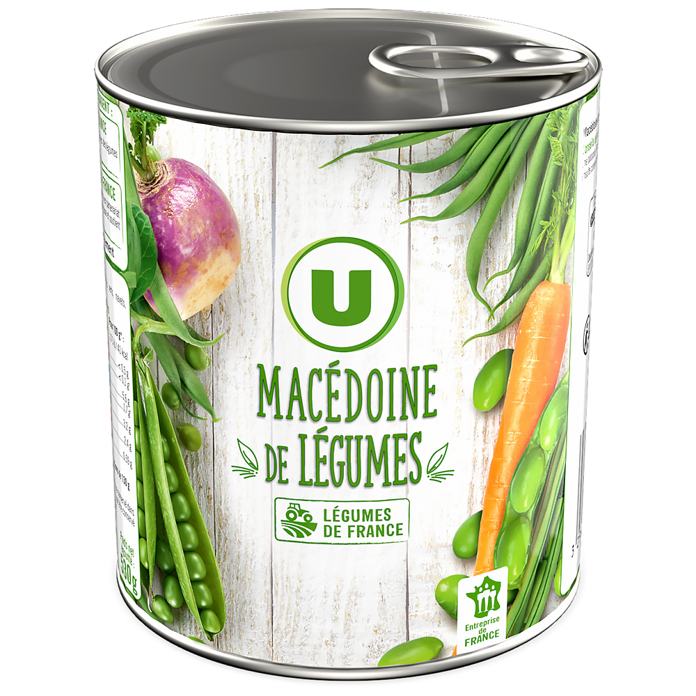 U Macédoine de légumes - Boîte 530g