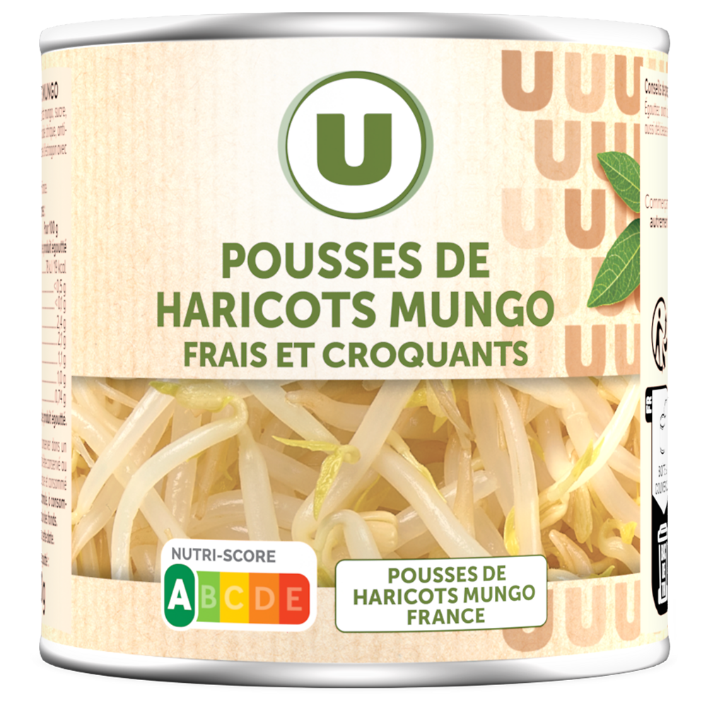 U Pousses de haricots mungo - Boîte 180g