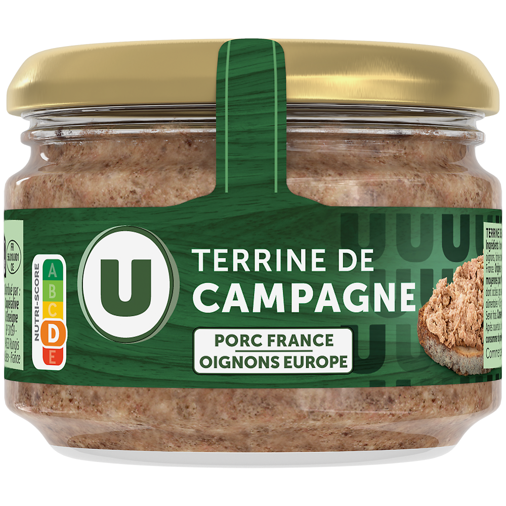 U Paté de campagne  verrine de 180g