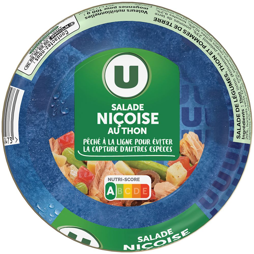 U Salade niçoise au thon   bol de 250g