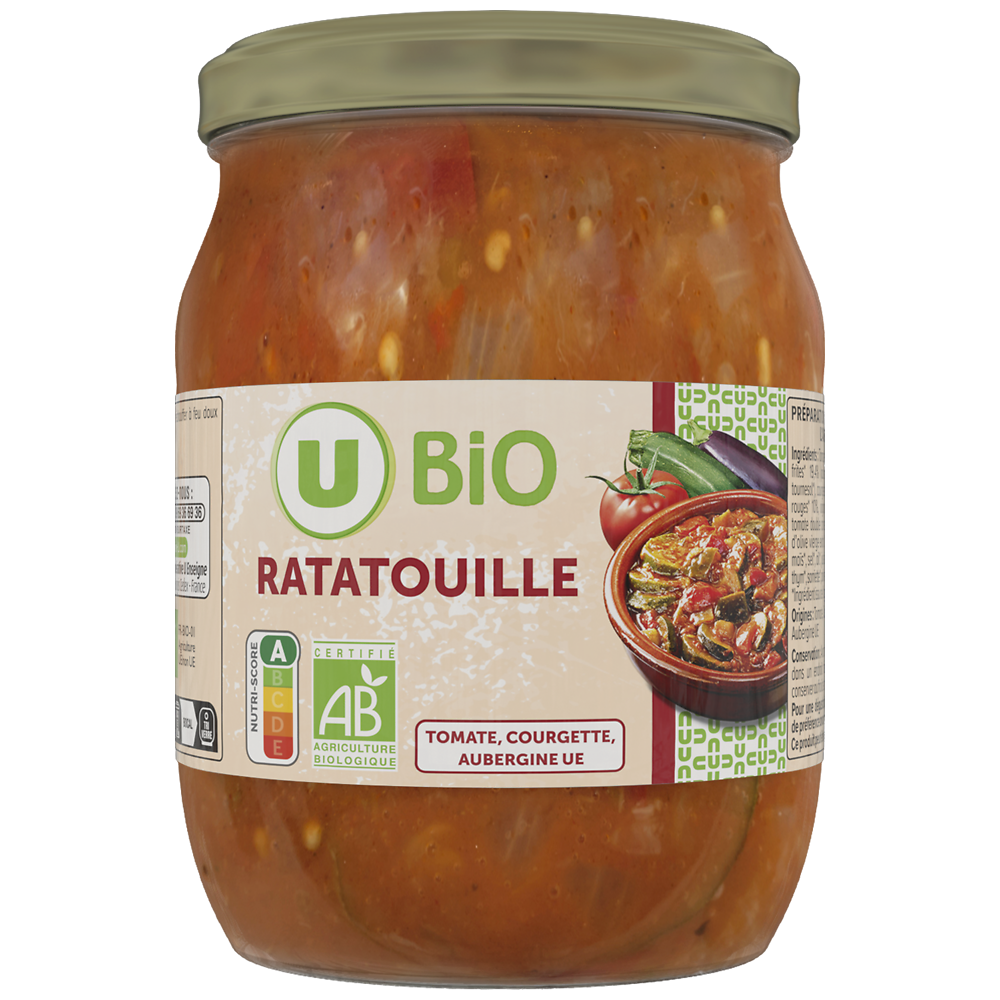 U BIO Ratatouille bio - bocal 520g