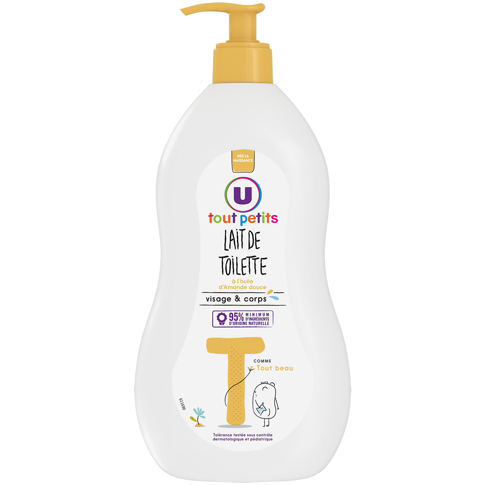 U TOUT PETITS Lait de toilette - 750ml