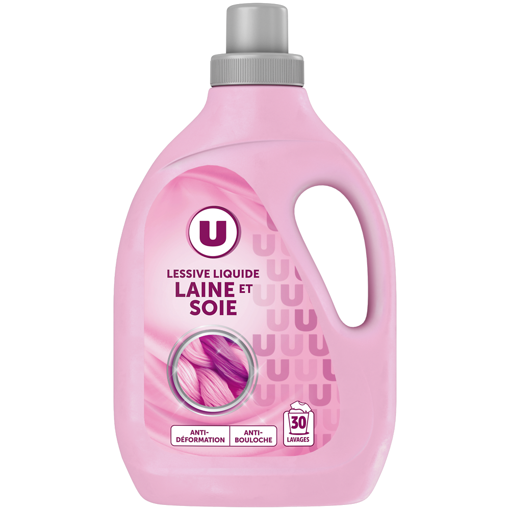 U Lessive diluée laine & soie - 30 lavages 1,5L