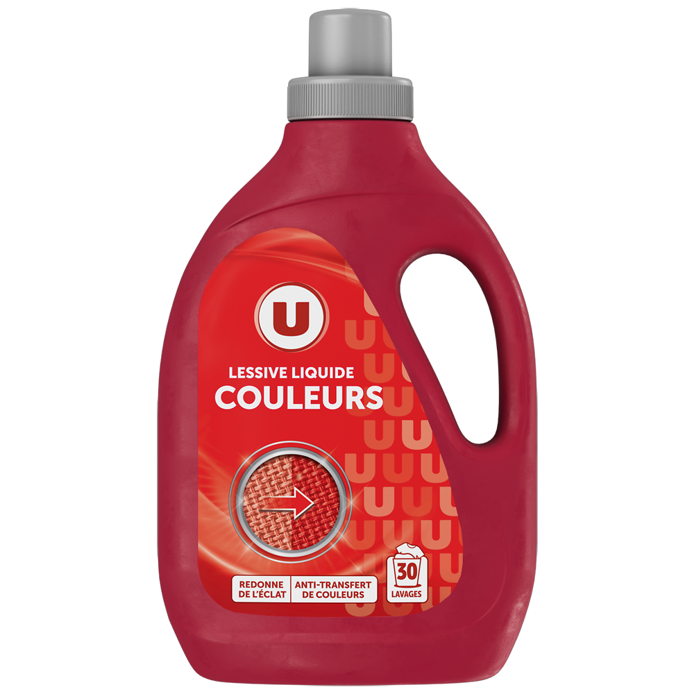 U Lessive diluée couleurs - 30 lavages 1,5L