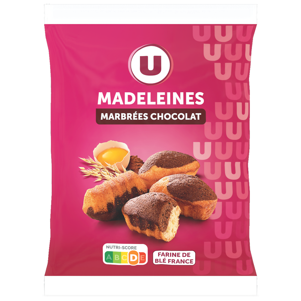 U Madeleines marbrées - 400g