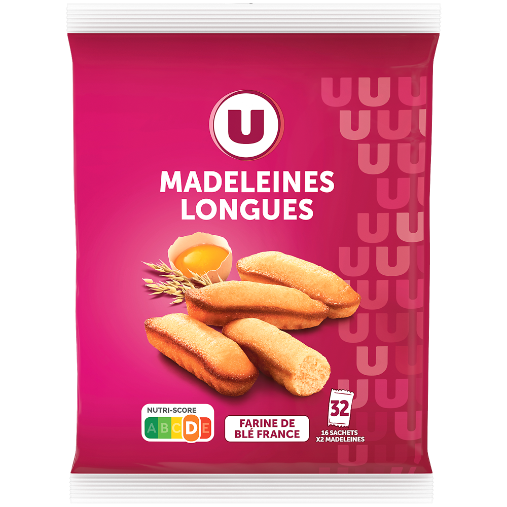 U Madeleines longues - 2x220g