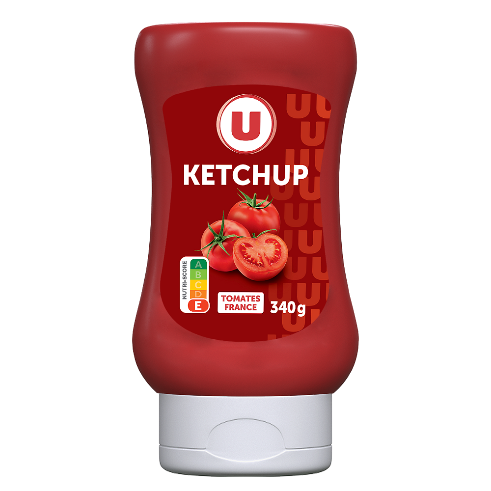 U Ketchup nature flacon souple 340g