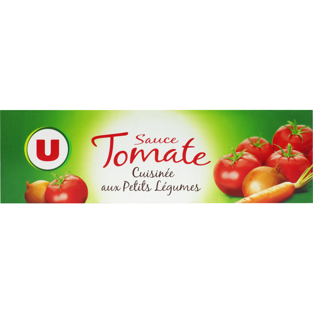 U Sauce tomate petits légumes  tube de 180g