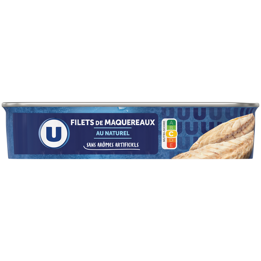 U Filets de maquereaux au naturel  176g