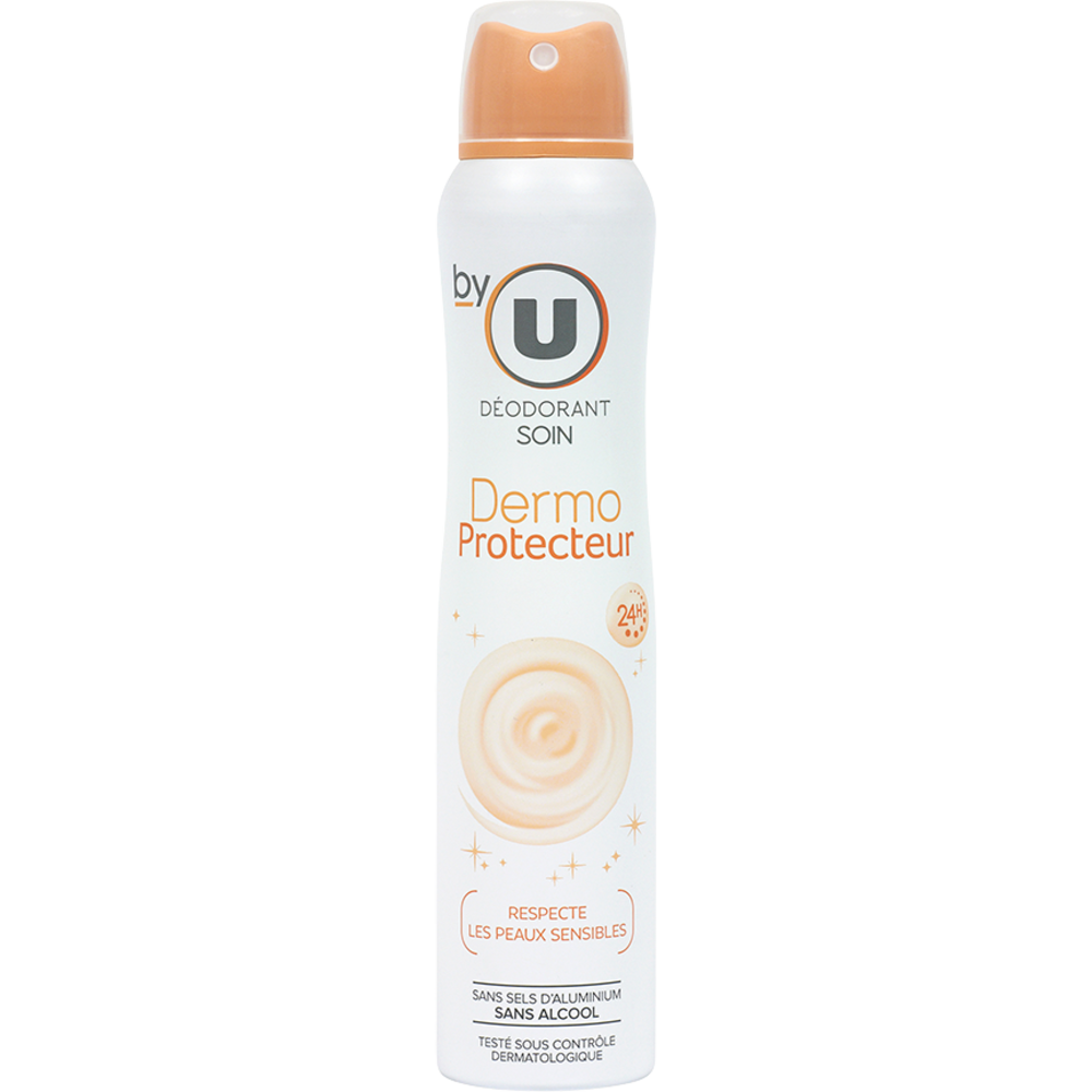 BY U Déodorant pour femme 24H dermoprotecteur  atomiseur de 200ml