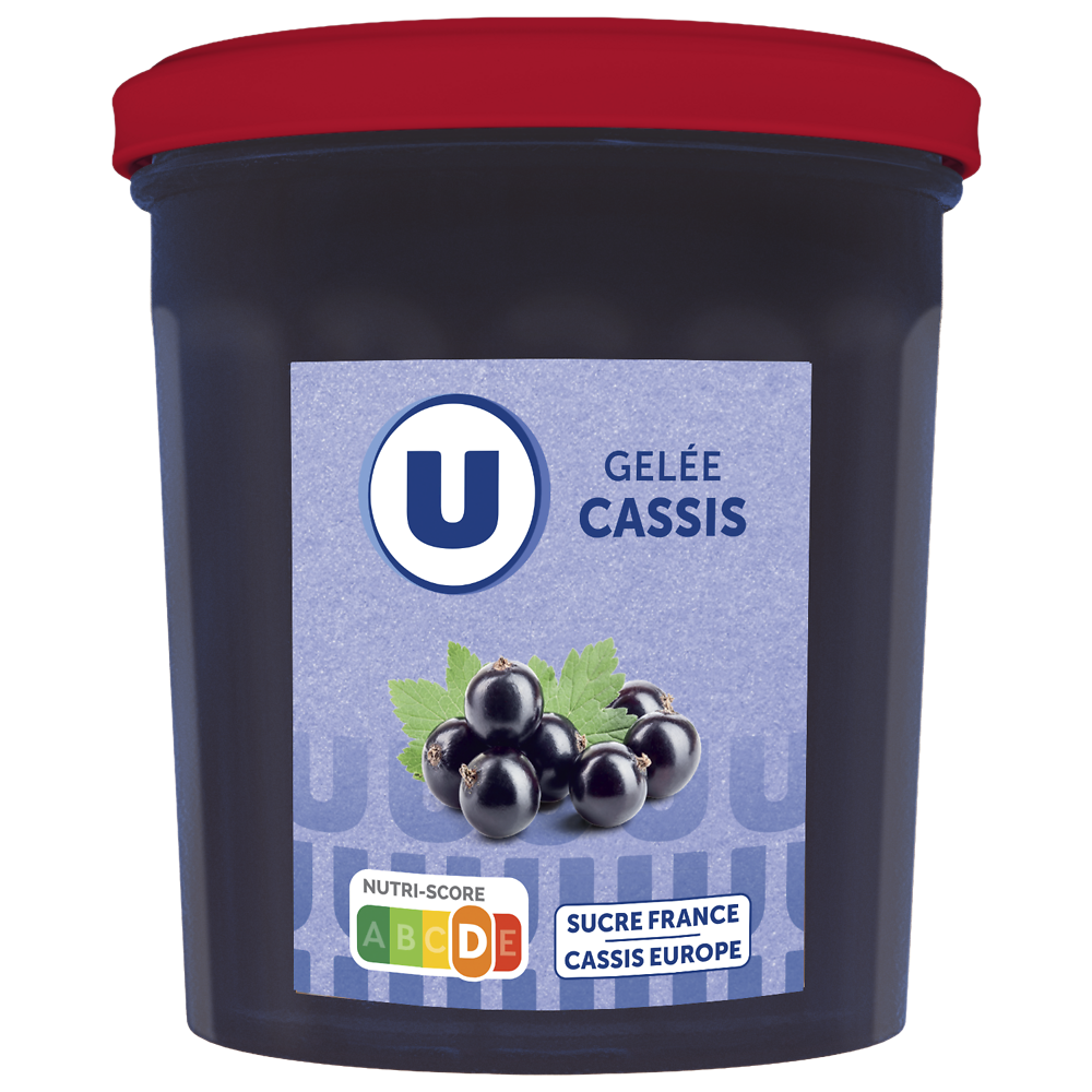 U Gelée extra de cassis  370g