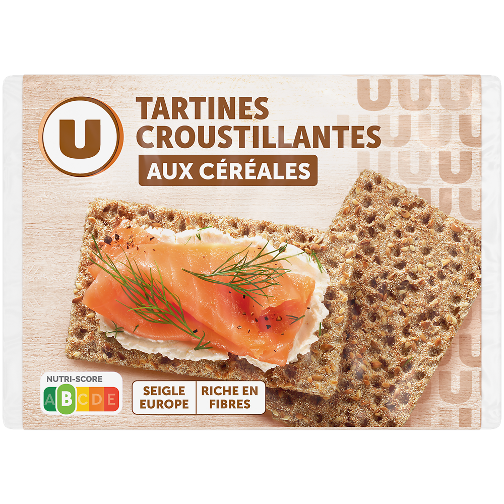 U Tartine croustillante céréales  250g