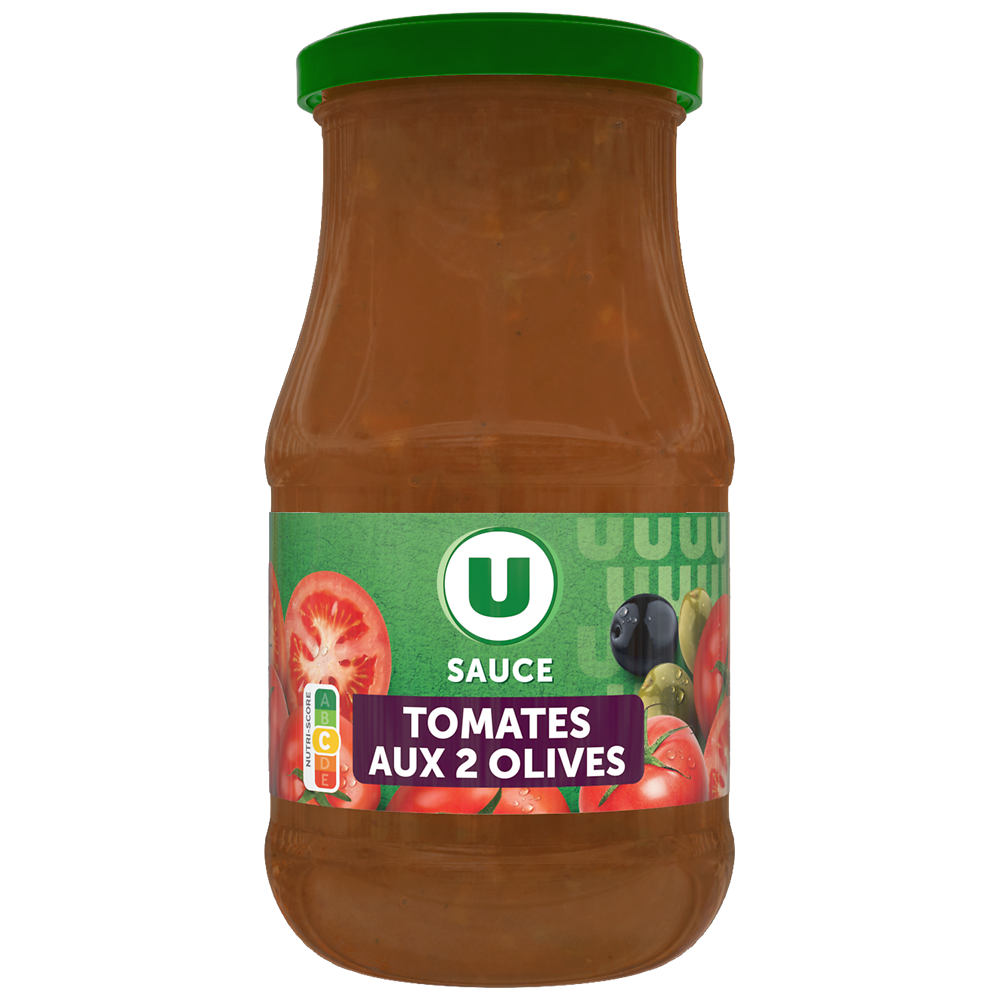 U Sauce tomates et olives  bocal de  420g