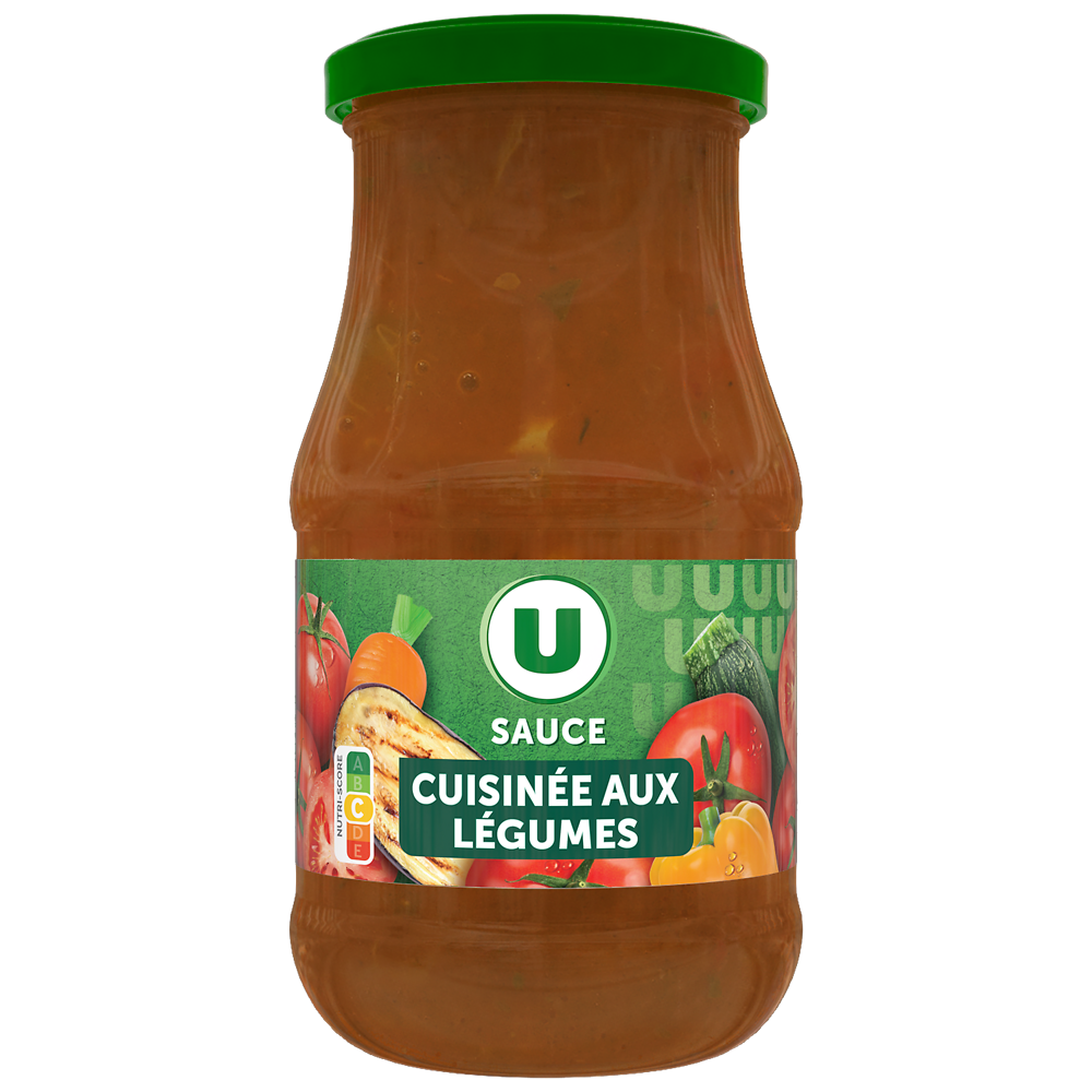 U Sauce cuisinée aux légumes  bocal de 420g