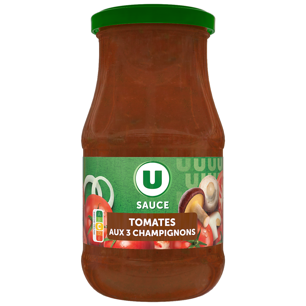 U Sauce tomates et champignons   boîte de 446ml 420g