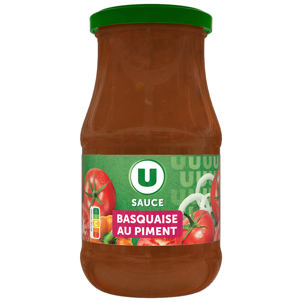 U Sauce basquaise  bocal de 446ml  -  420g