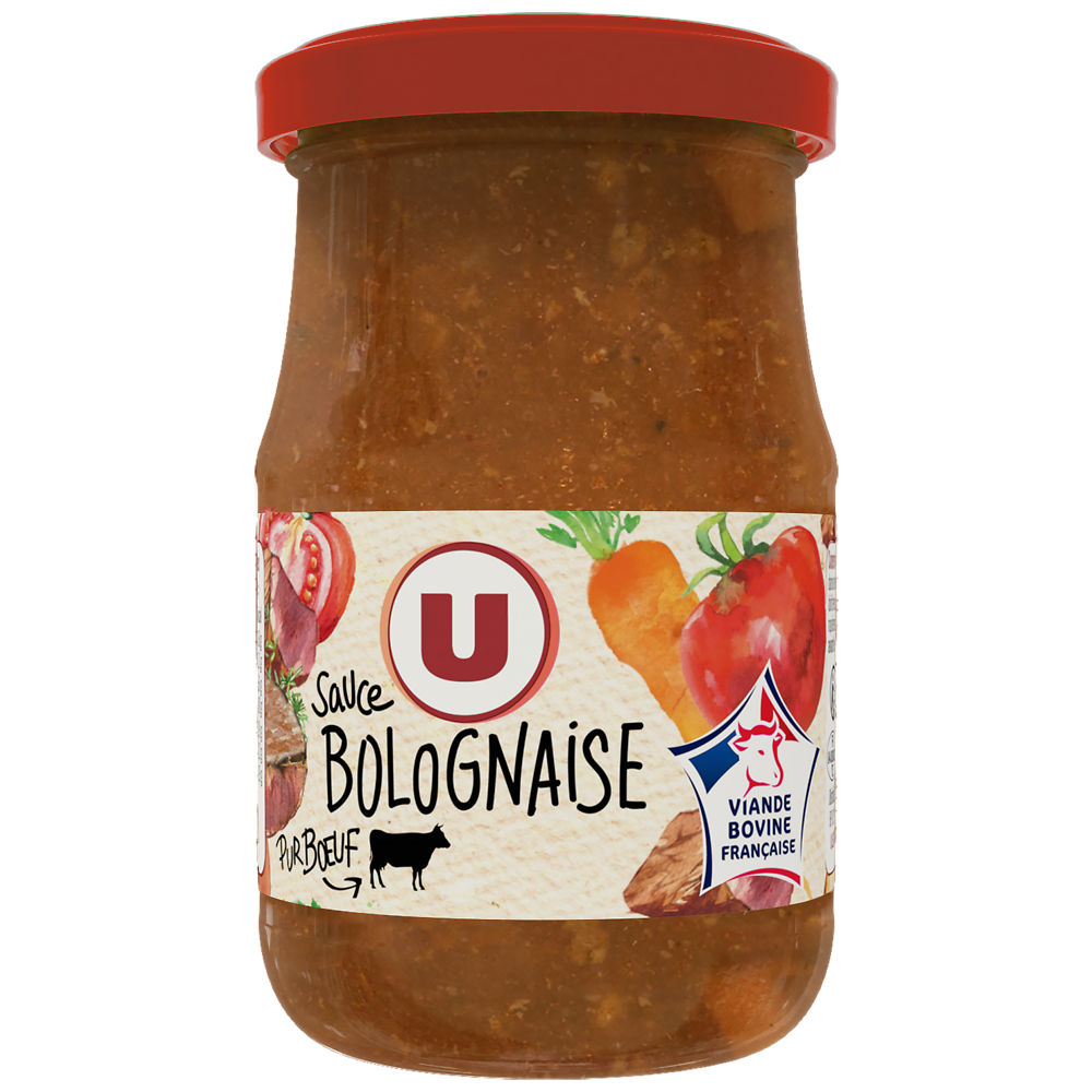 U Sauce bolognaise  bocal de  212ml, 200g