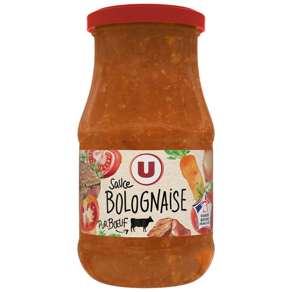 U Sauce bolognaise  bocal de 446ml, 420g