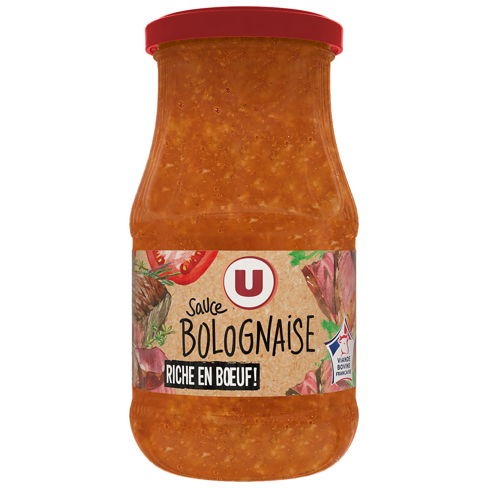 U Sauce bolognaise plus de boeuf  420g