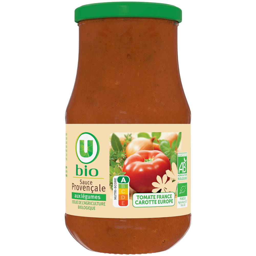 U BIO Sauce provencale au légumes 420g