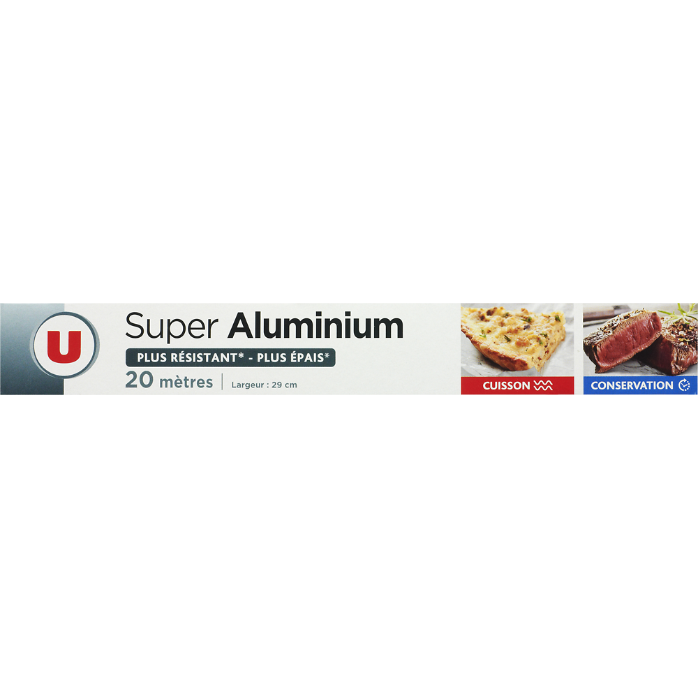 U Papier super aluminium  20m